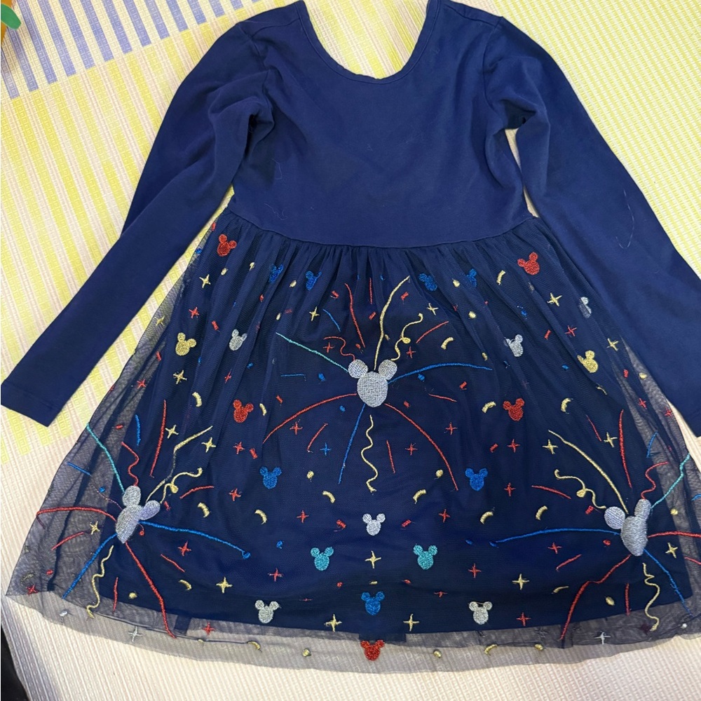 Disney 100 Navy Mickey Dress from Hanna Andersson
